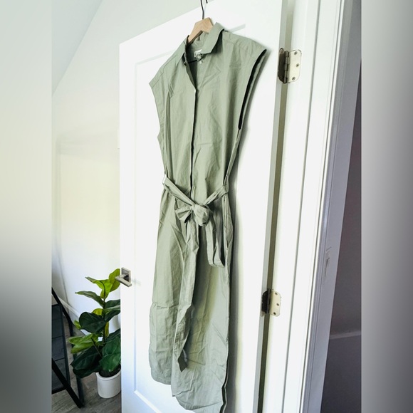 NEW Everlane Supima Cotton Short Sleeve Shirt Dress - Picture 8 of 8